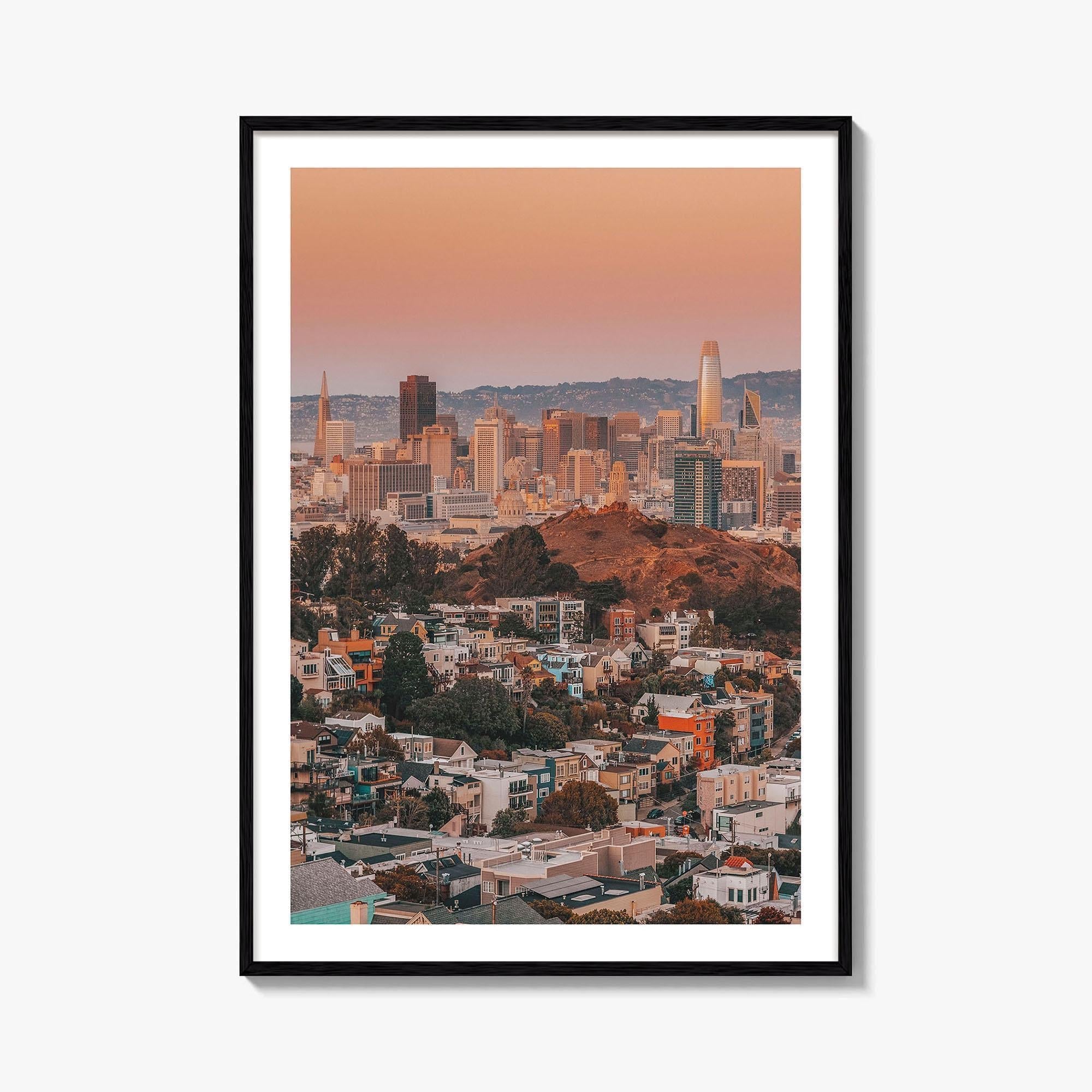 San Francisco Skyline Fine Art Photo Print, California, USA, Wall Decor, Poster