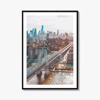 Williamsburg Bridge New York Fine Art Photo Print, Brooklyn, East River, Manhattan, NYC