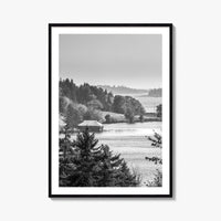 Acadia National Park Black and White Fine Art Photo Print, Bar Harbor Maine Poster