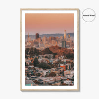 San Francisco Skyline Fine Art Photo Print, California, USA, Wall Decor, Poster