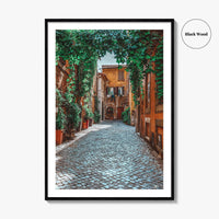 Trastevere Fine Art Photo Print, Rome Italy Wall Poster, Lazio, Architecture