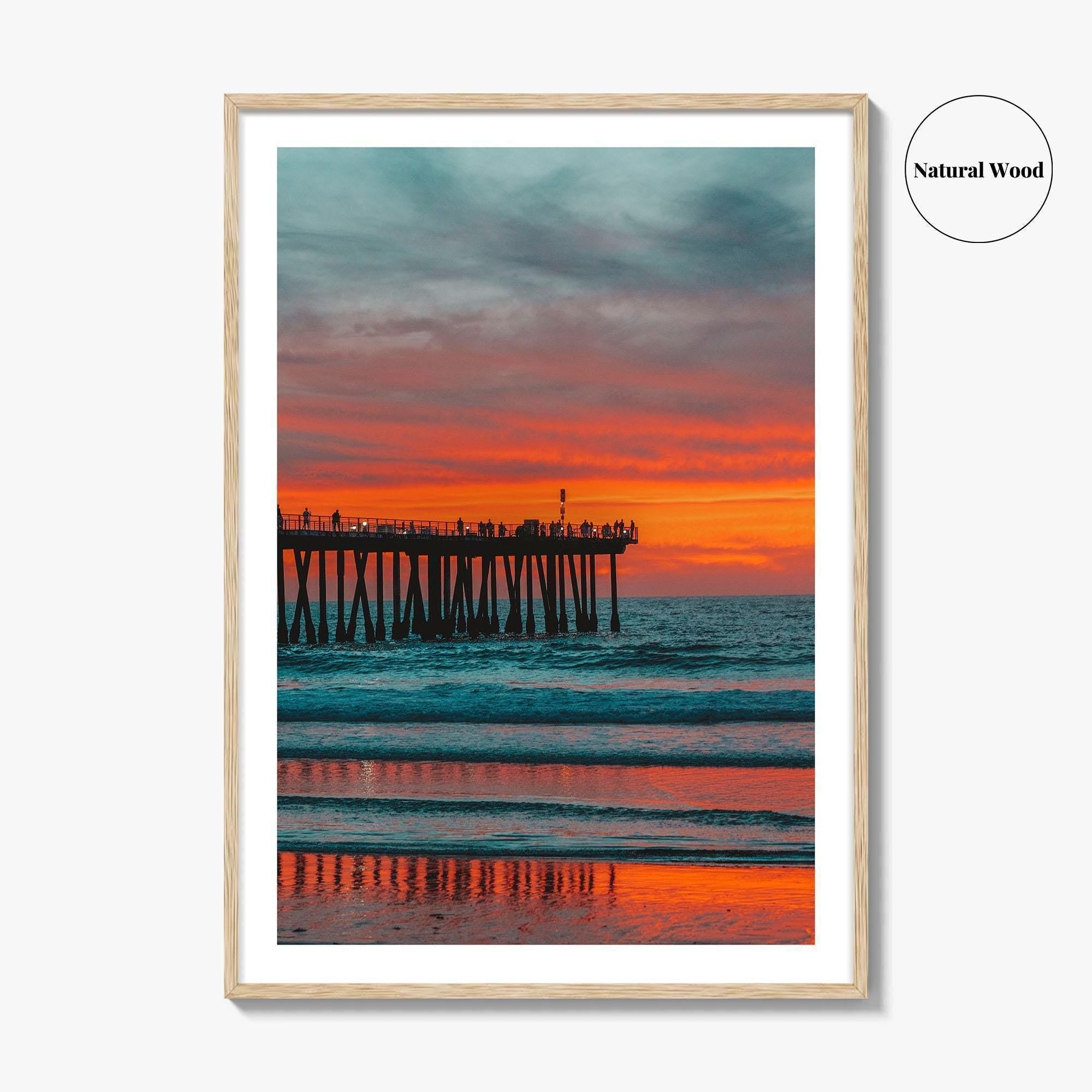 Hermosa Beach Fine Art Photo Print, Los Angeles, California, USA, Wall Decor Poster
