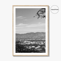 San Fernando Valley Black and White Fine Art Photo Print, Los Angeles Poster