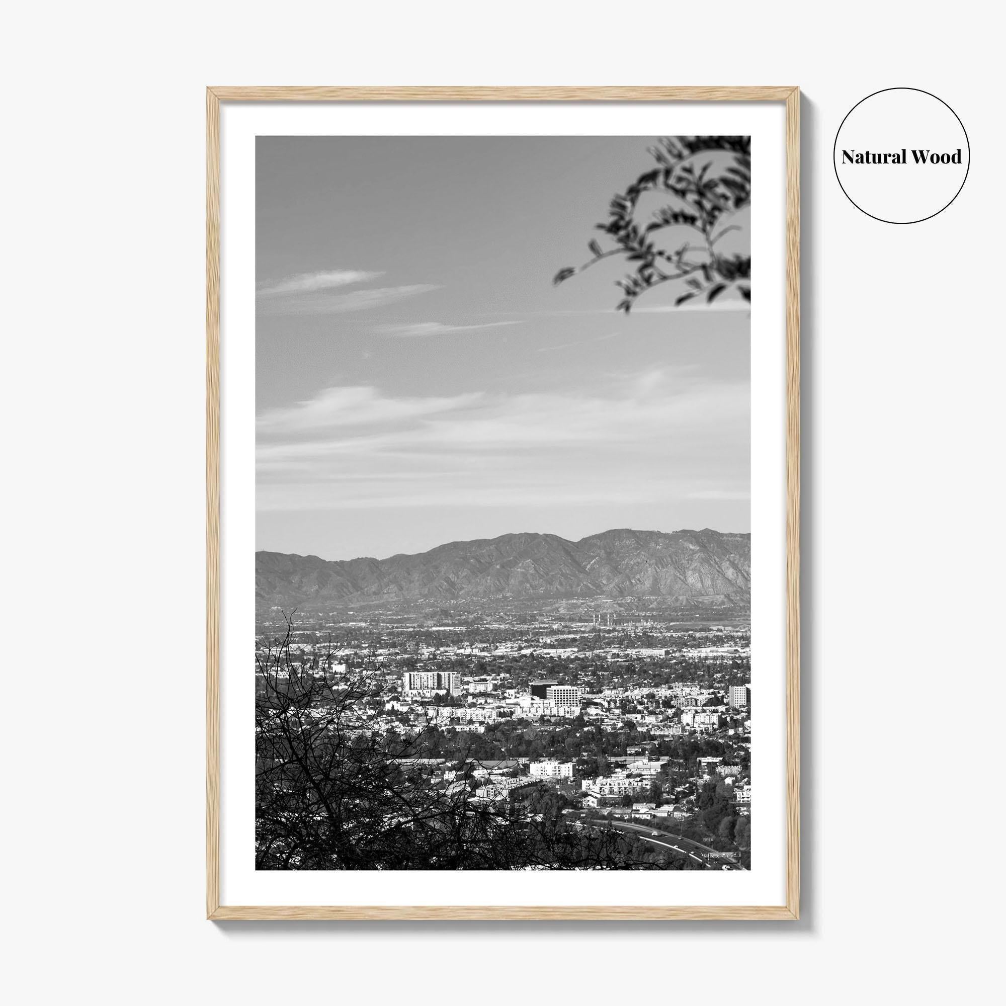 San Fernando Valley Black and White Fine Art Photo Print, Los Angeles Poster