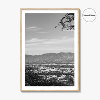 San Fernando Valley Black and White Fine Art Photo Print, Los Angeles Poster
