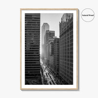 Dallas Skyline Black and White Fine Art Photo Print, Downtown Texas USA Poster