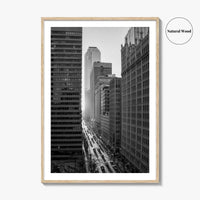 Dallas Skyline Black and White Fine Art Photo Print, Downtown Texas USA Poster