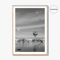 Lake Havasu City Black and White Fine Art Photo Print, London Bridge Arizona Poster