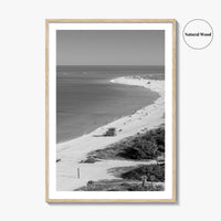 Siesta Key Black and White Fine Art Photo Print, Lido Beach, Sarasota Florida USA