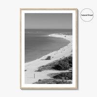 Siesta Key Black and White Fine Art Photo Print, Lido Beach, Sarasota Florida USA
