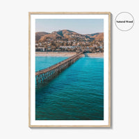 Ventura Skyline Fine Art Photo Print, San Buenaventura, California, USA, State Beach, Wall Poster