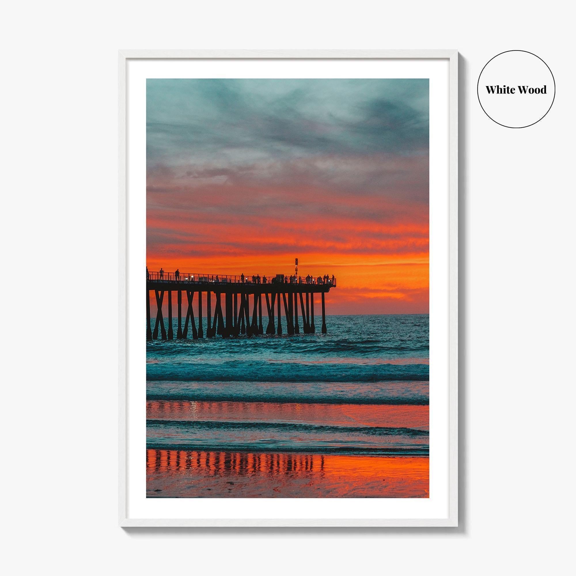 Hermosa Beach Fine Art Photo Print, Los Angeles, California, USA, Wall Decor Poster