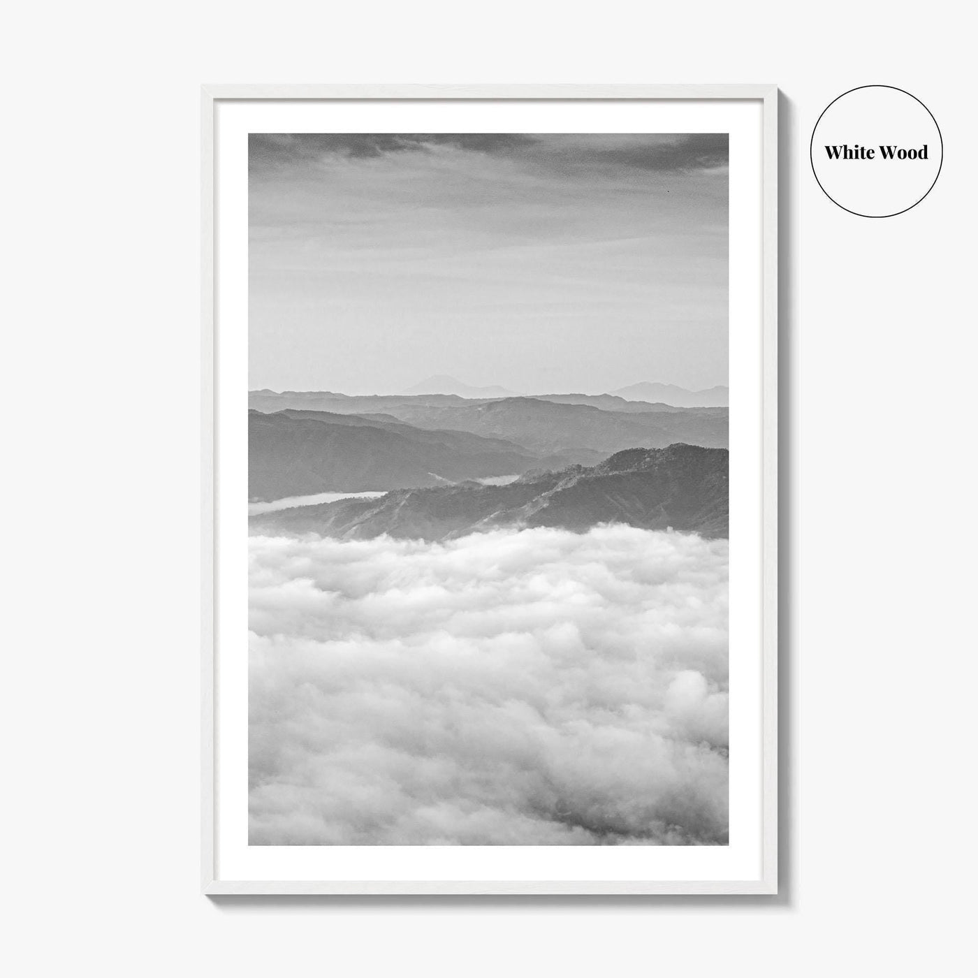 El Salvador Black and White Fine Art Photo Print, Central America Wall Decor Poster