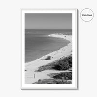 Siesta Key Black and White Fine Art Photo Print, Lido Beach, Sarasota Florida USA