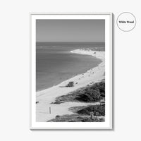 Siesta Key Black and White Fine Art Photo Print, Lido Beach, Sarasota Florida USA