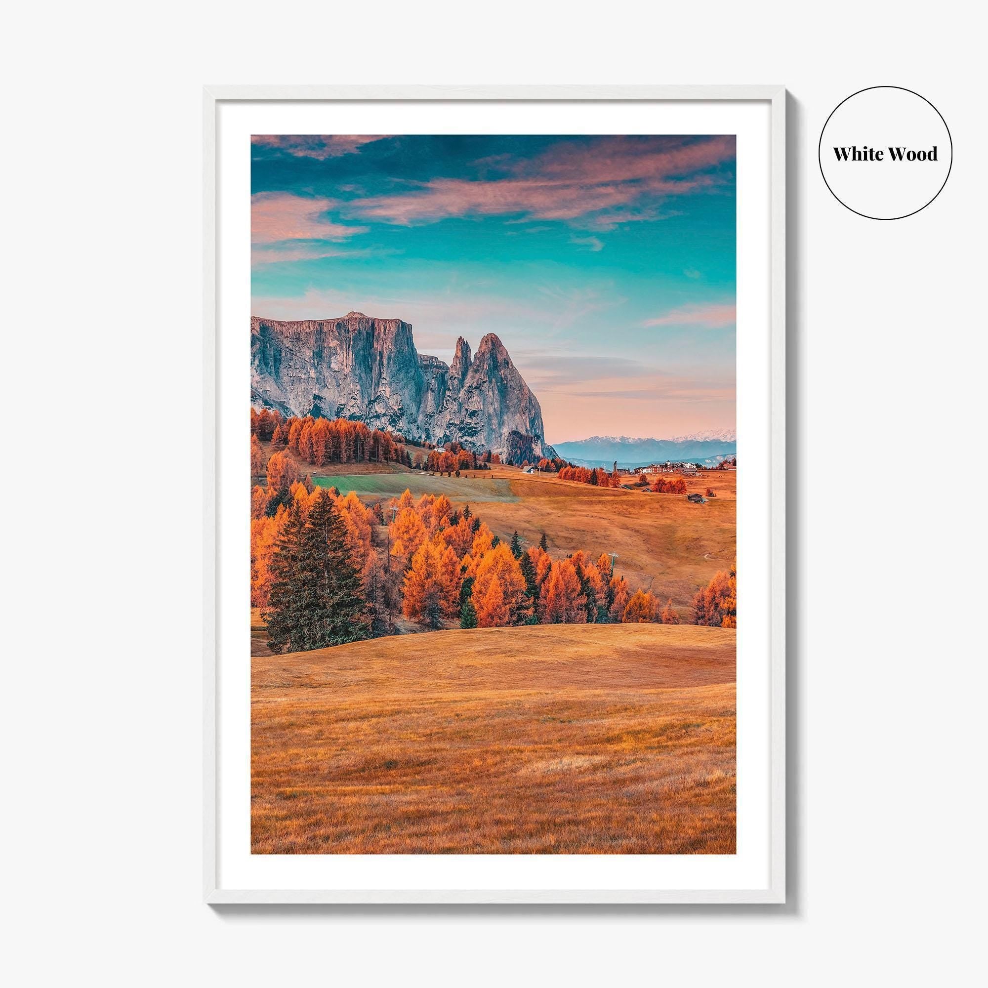Alpe Di Siusi Fine Art Photo Print, Dolomites, Ortisei, South Tyrol Italy Poster