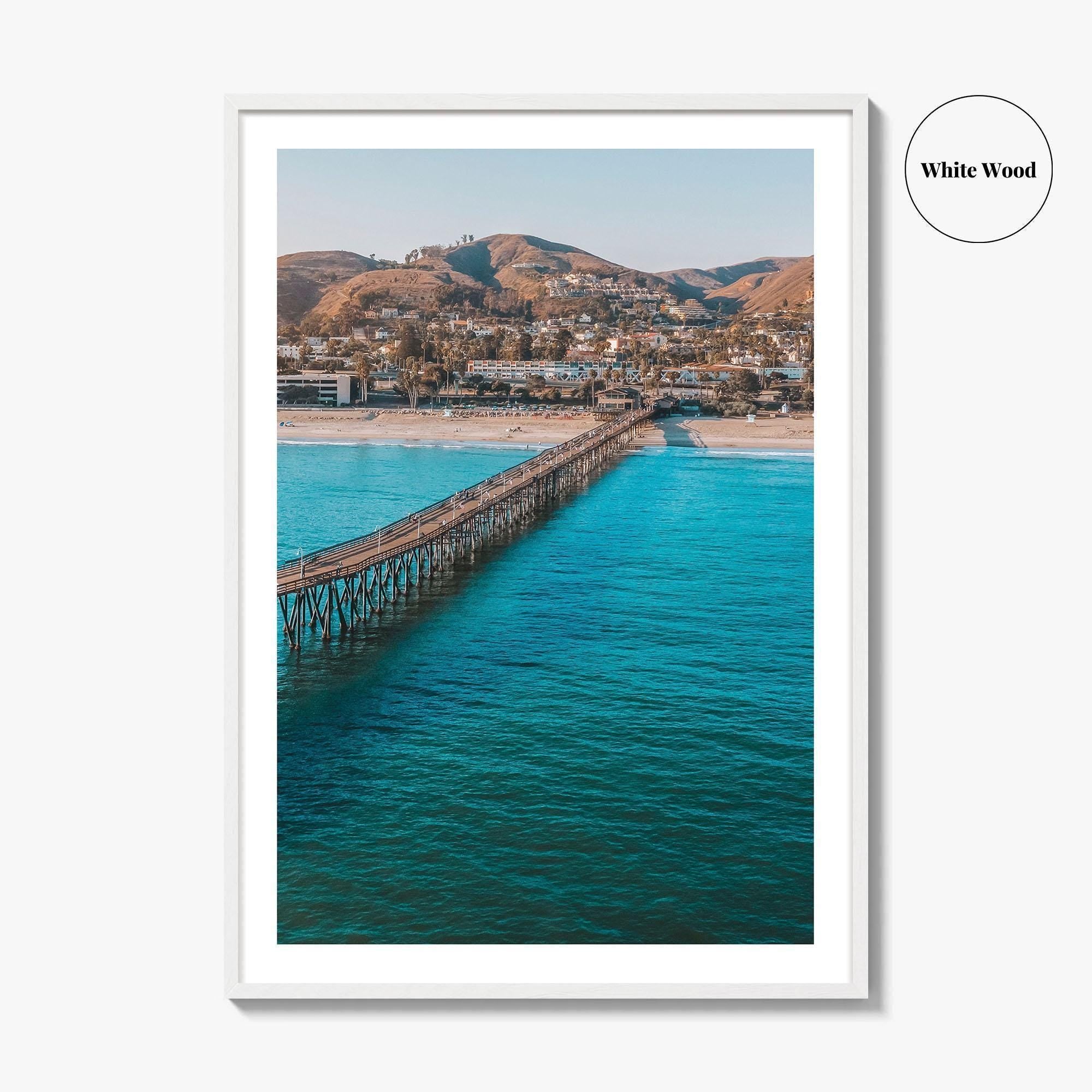 Ventura Skyline Fine Art Photo Print, San Buenaventura, California, USA, State Beach, Wall Poster