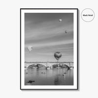 Lake Havasu City Black and White Fine Art Photo Print, London Bridge Arizona Poster