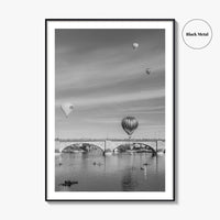 Lake Havasu City Black and White Fine Art Photo Print, London Bridge Arizona Poster