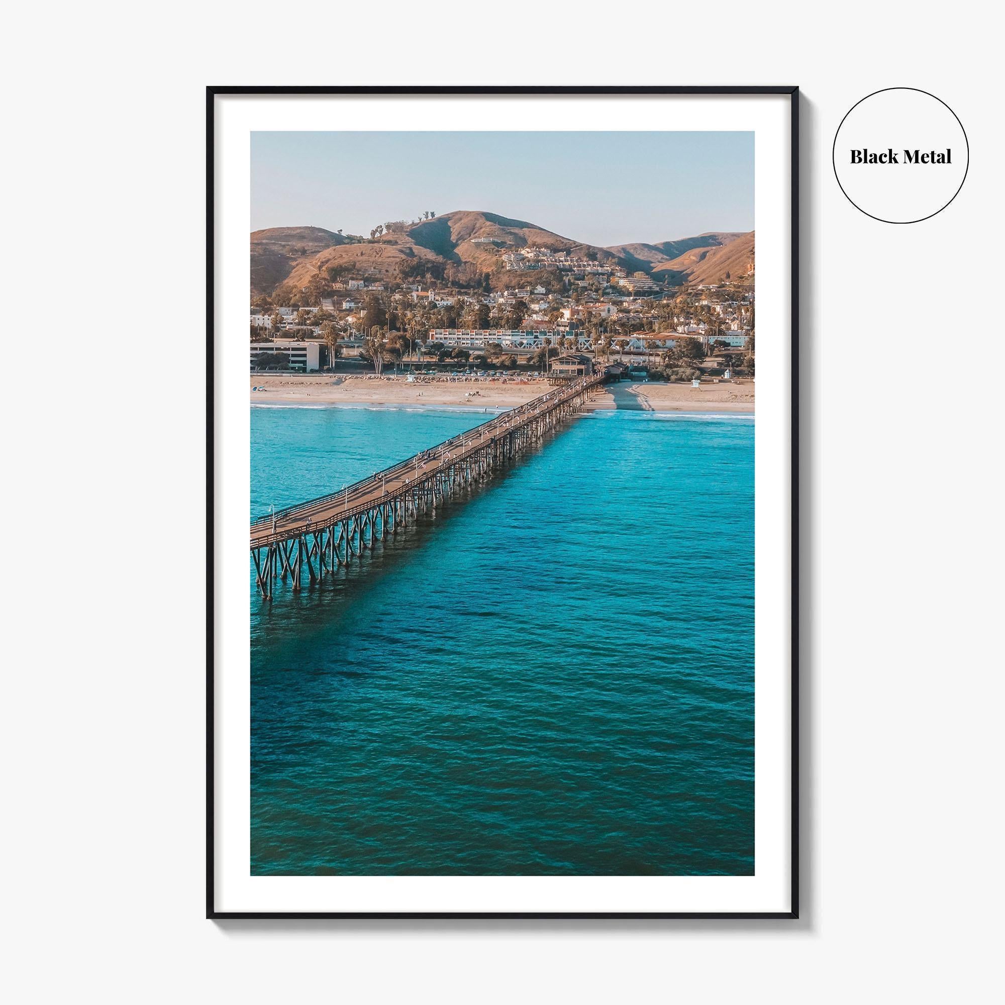 Ventura Skyline Fine Art Photo Print, San Buenaventura, California, USA, State Beach, Wall Poster