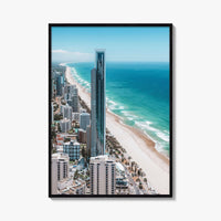 Gold Coast Skyline Fine Art Photo Print, Surfers Paradise, Queensland Australia Wall Poster