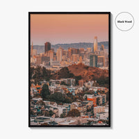 San Francisco Skyline Fine Art Photo Print, California, USA, Wall Decor, Poster