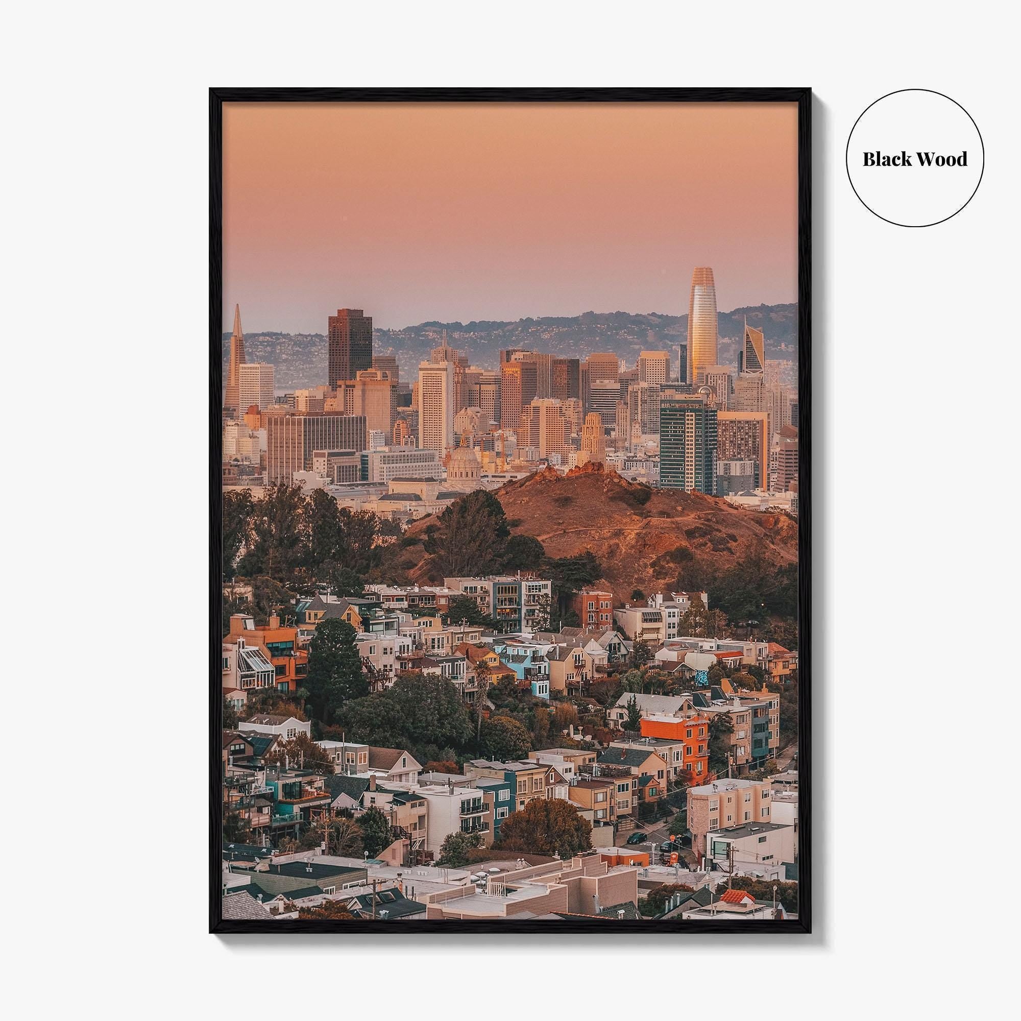 San Francisco Skyline Fine Art Photo Print, California, USA, Wall Decor, Poster