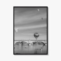 Lake Havasu City Black and White Fine Art Photo Print, London Bridge Arizona Poster