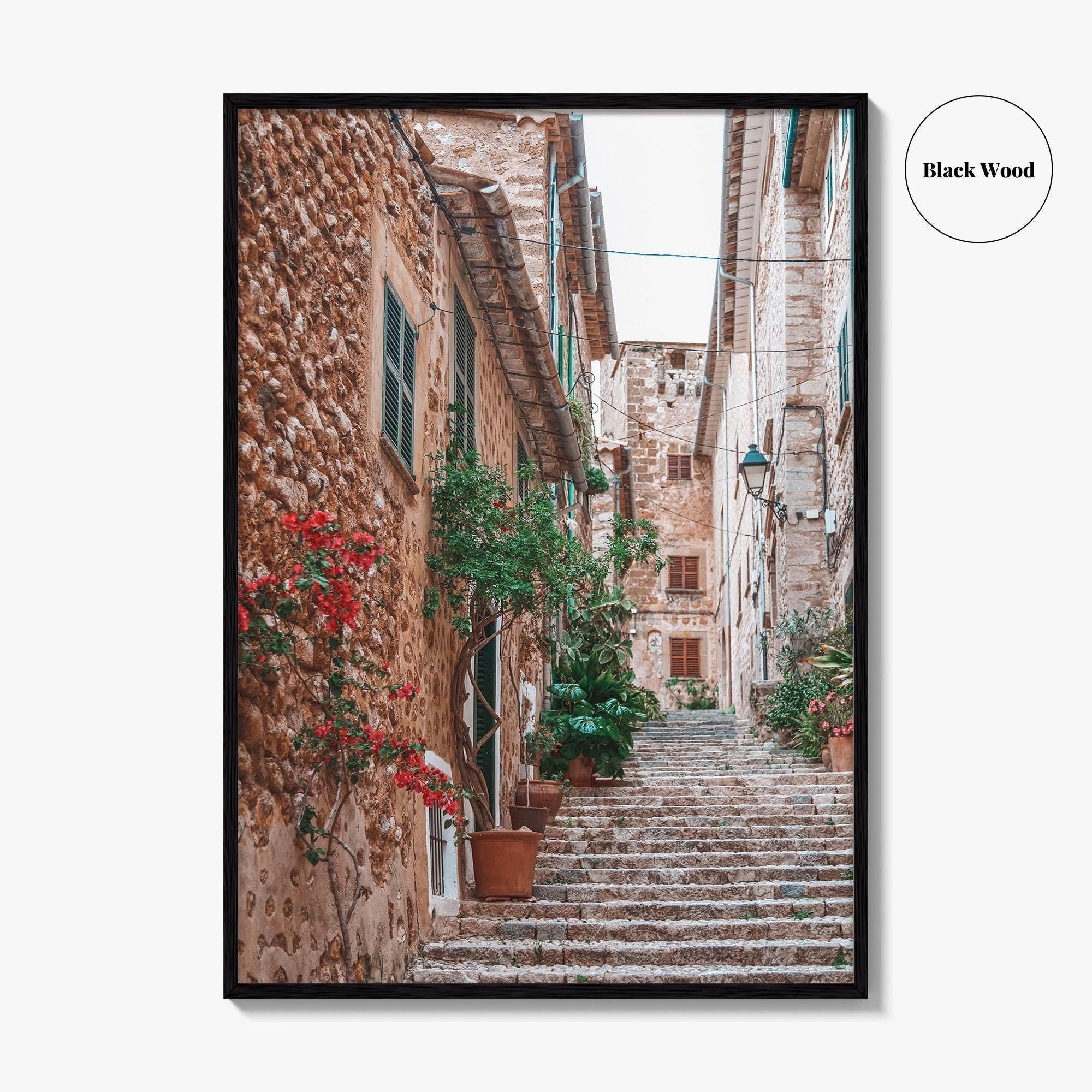 Deia Fine Art Photo Print, Mallorca, Majorca, Spain, Village Street, Wall Decor Poster