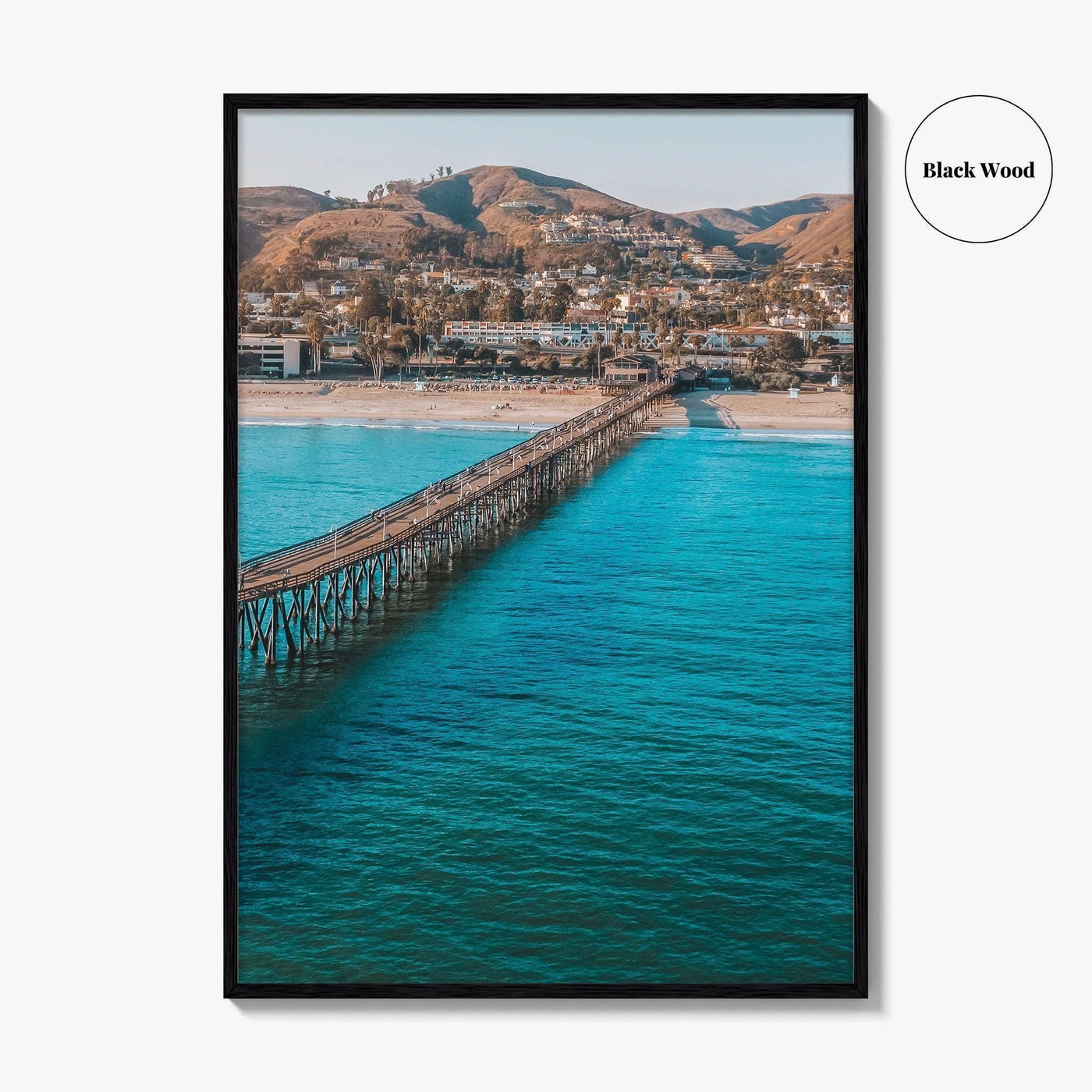Ventura Skyline Fine Art Photo Print, San Buenaventura, California, USA, State Beach, Wall Poster