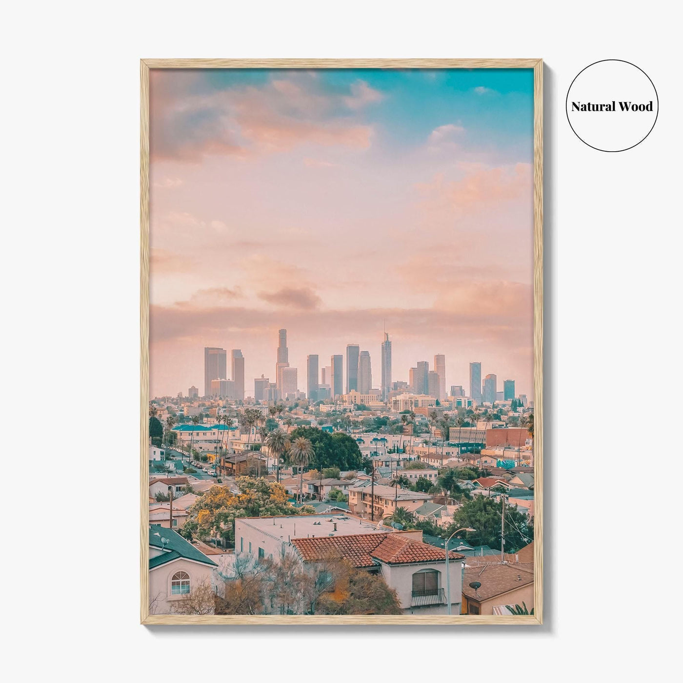 Los Angeles Skyline Fine Art Photo Print, Wall Poster, LA, California, USA