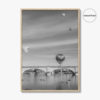 Lake Havasu City Black and White Fine Art Photo Print, London Bridge Arizona Poster