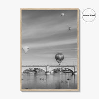 Lake Havasu City Black and White Fine Art Photo Print, London Bridge Arizona Poster