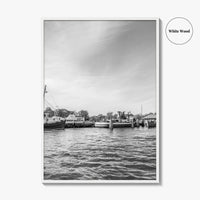 Greenport Black and White Fine Art Photo Print, Long Island New York NY Poster