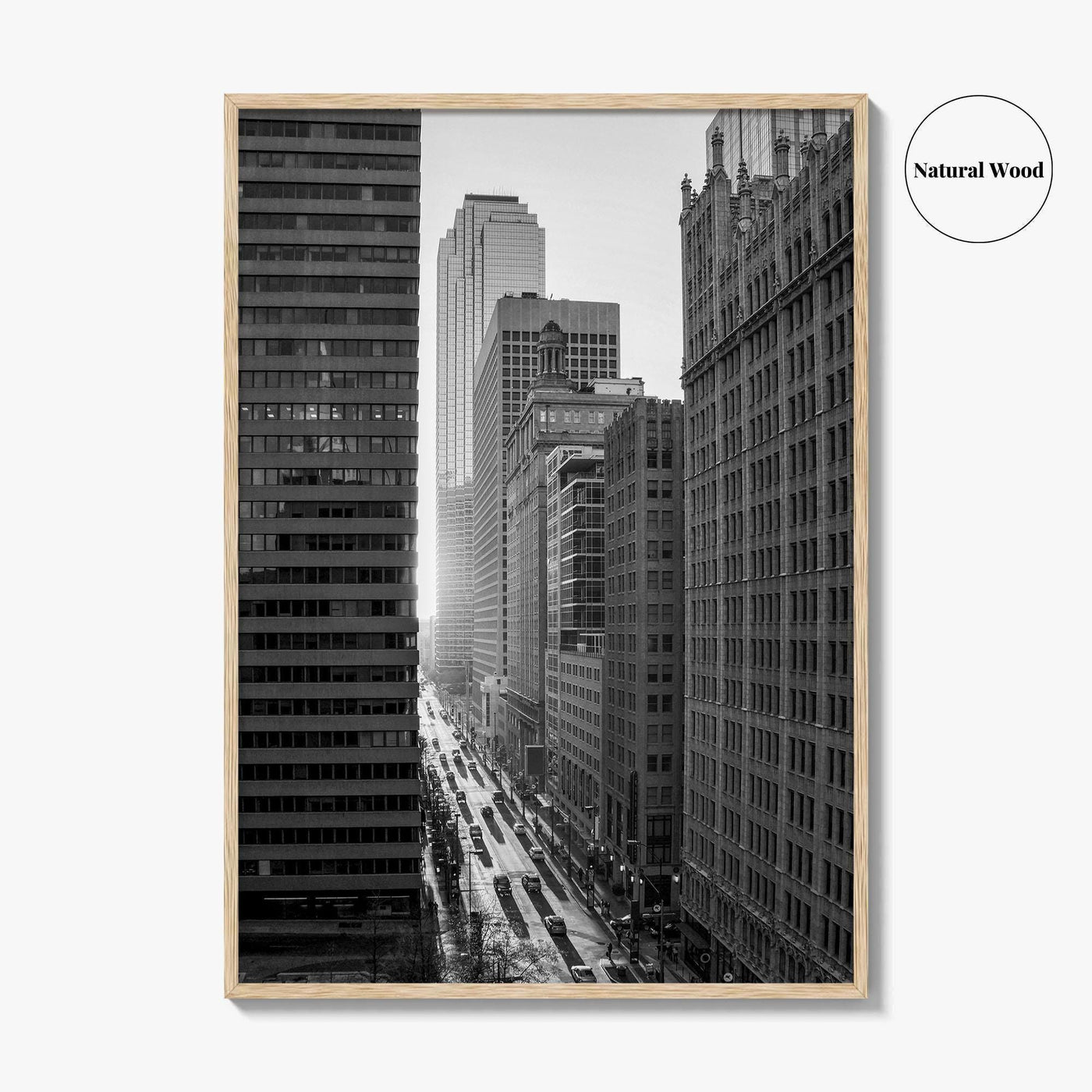 Dallas Skyline Black and White Fine Art Photo Print, Downtown Texas USA Poster