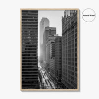Dallas Skyline Black and White Fine Art Photo Print, Downtown Texas USA Poster
