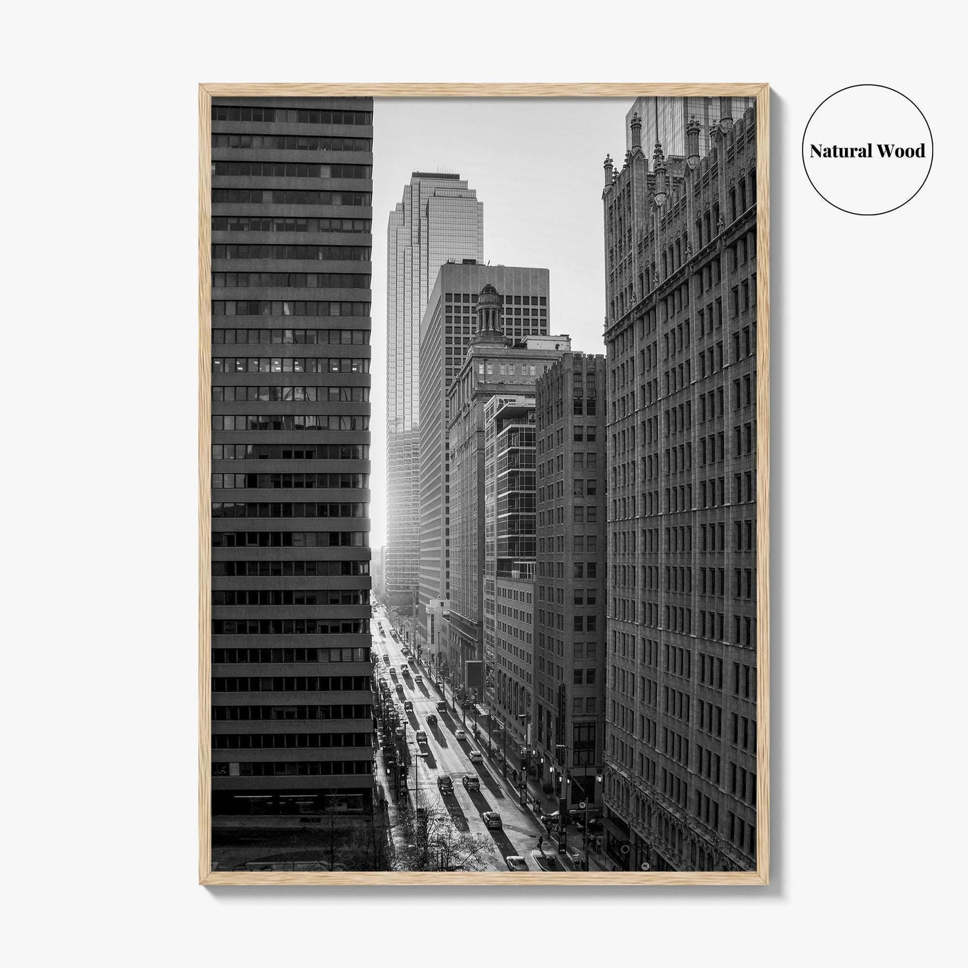 Dallas Skyline Black and White Fine Art Photo Print, Downtown Texas USA Poster