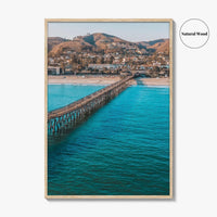 Ventura Skyline Fine Art Photo Print, San Buenaventura, California, USA, State Beach, Wall Poster