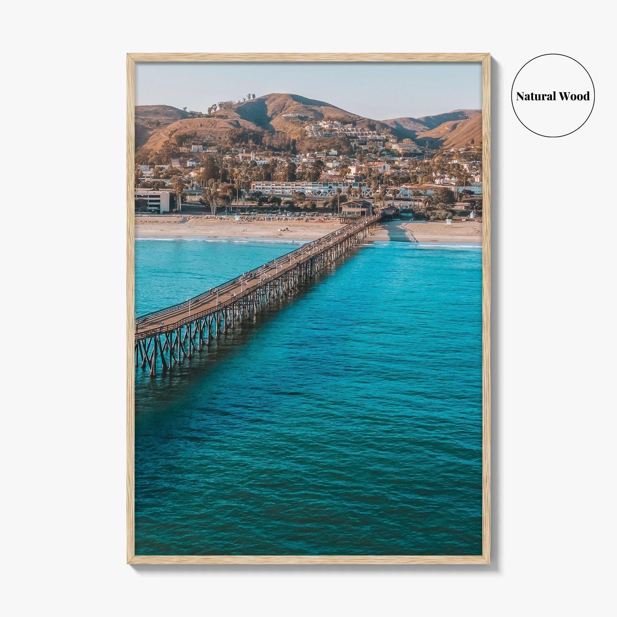 Ventura Skyline Fine Art Photo Print, San Buenaventura, California, USA, State Beach, Wall Poster