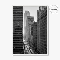 Dallas Skyline Black and White Fine Art Photo Print, Downtown Texas USA Poster