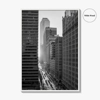Dallas Skyline Black and White Fine Art Photo Print, Downtown Texas USA Poster