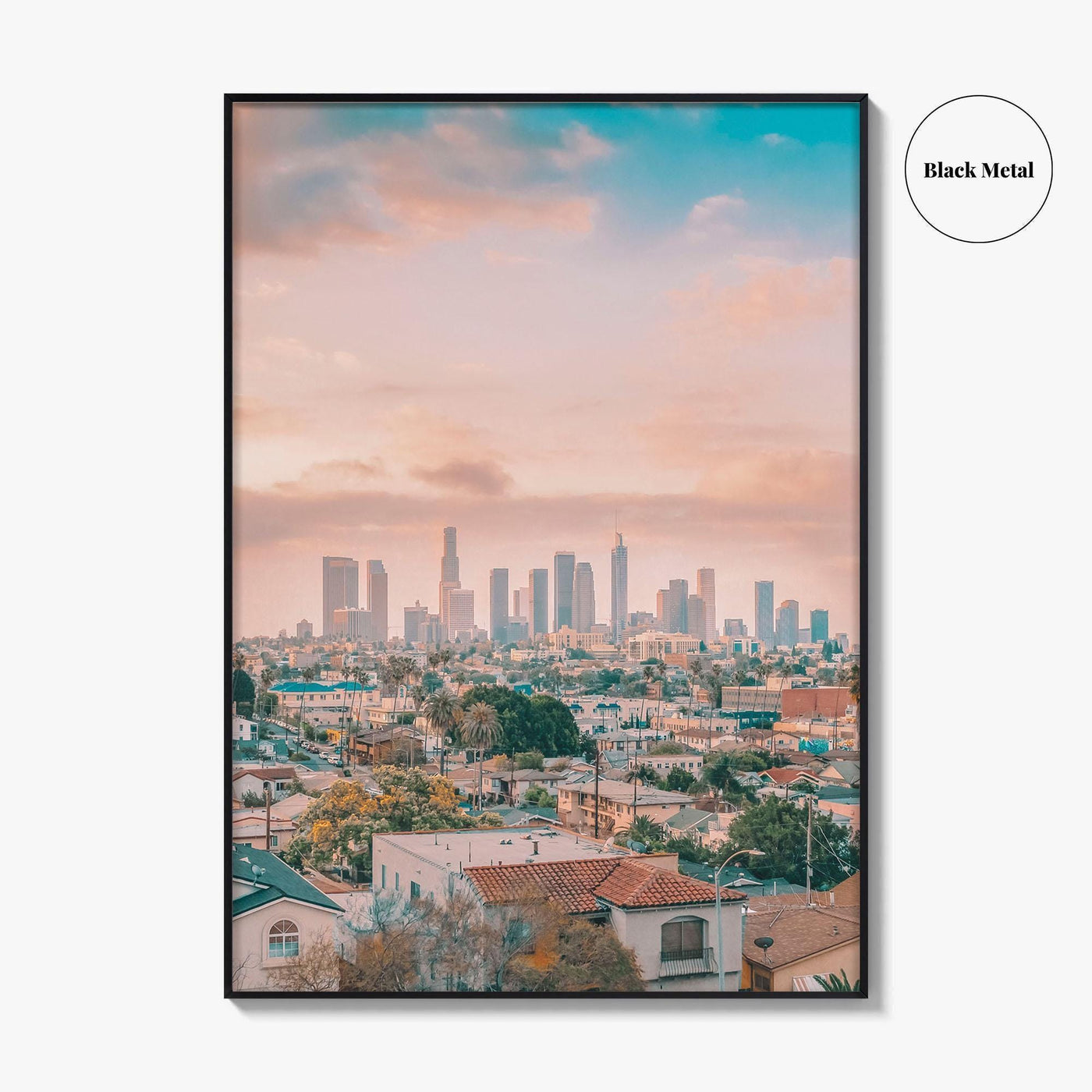 Los Angeles Skyline Fine Art Photo Print, Wall Poster, LA, California, USA