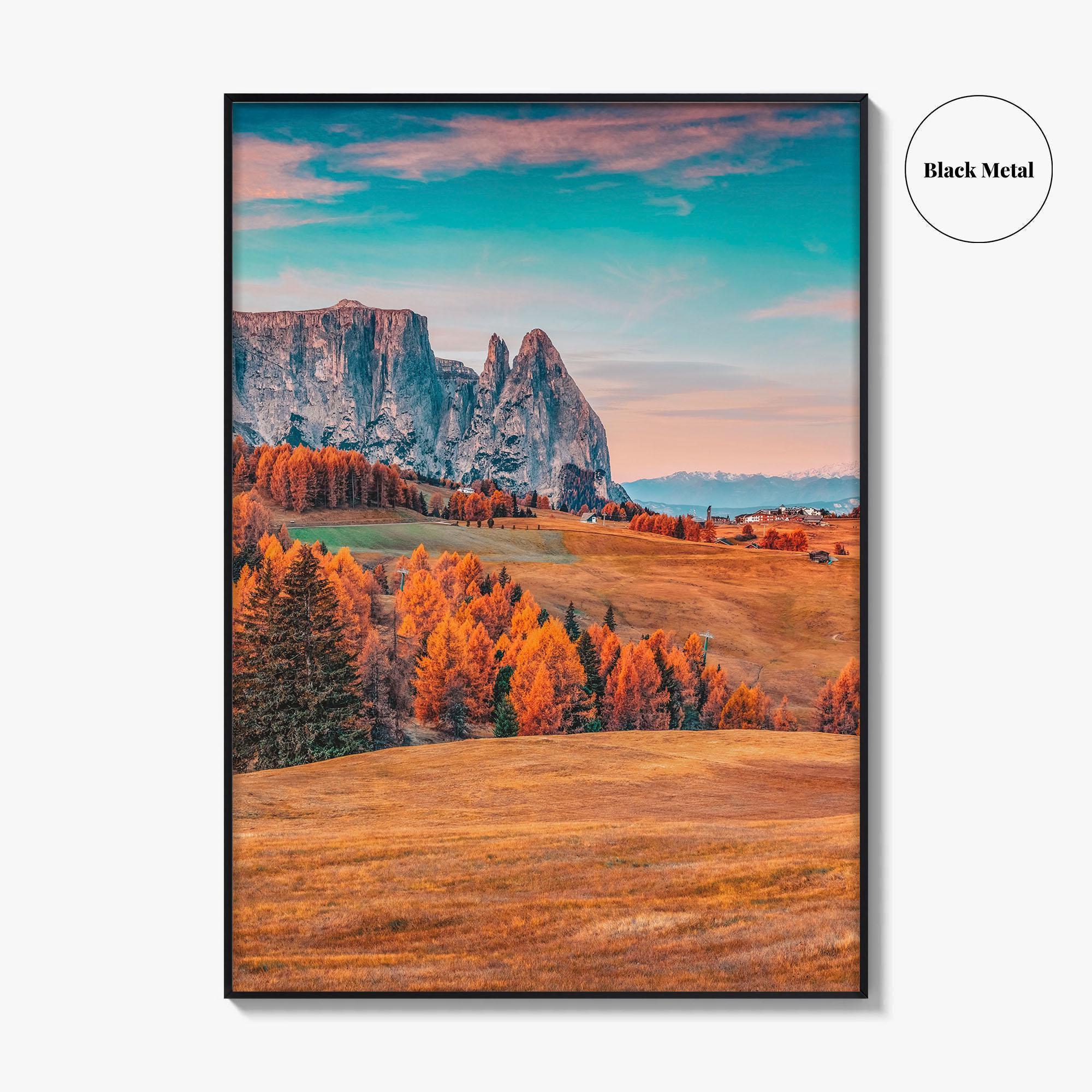 Alpe Di Siusi Fine Art Photo Print, Dolomites, Ortisei, South Tyrol Italy Poster