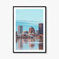 Rochester New York Skyline Fine Art Photo Print, NY Wall Poster, USA