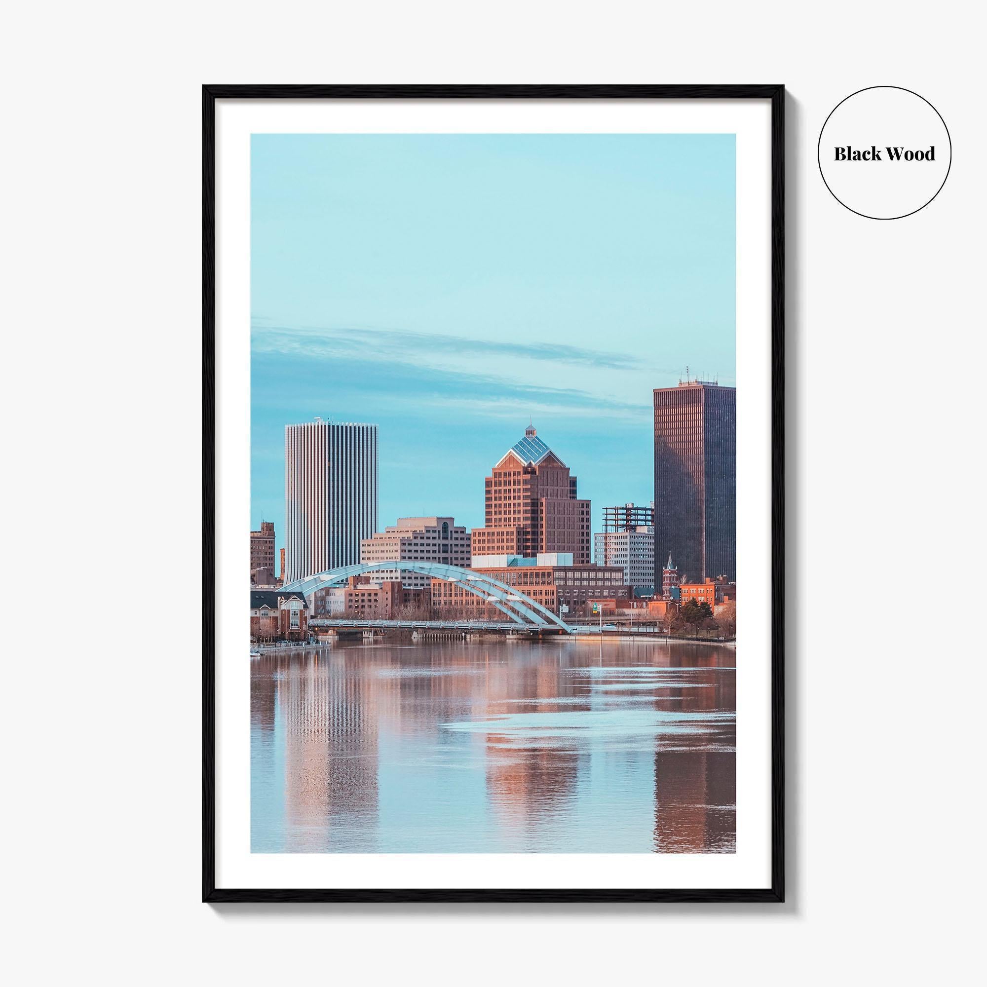 Rochester New York Skyline Fine Art Photo Print, NY Wall Poster, USA
