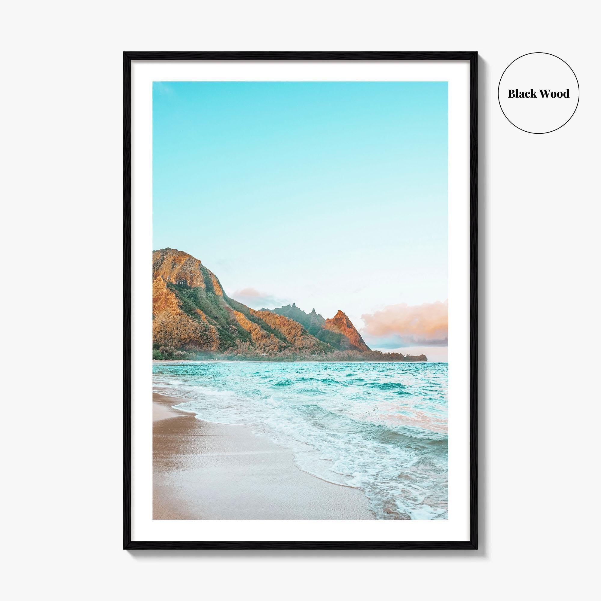 Tunnels Beach Fine Art Photo Print, Kauai Hawaii, Wall Art Poster, Hanalei, Haena