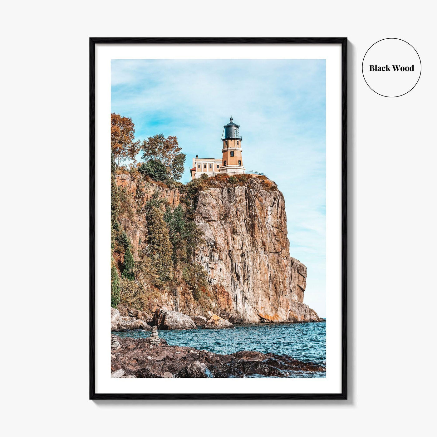 Split Rock Lighthouse Fine Art Photo Print, Lake Superior, North Shore Minnesota Poster