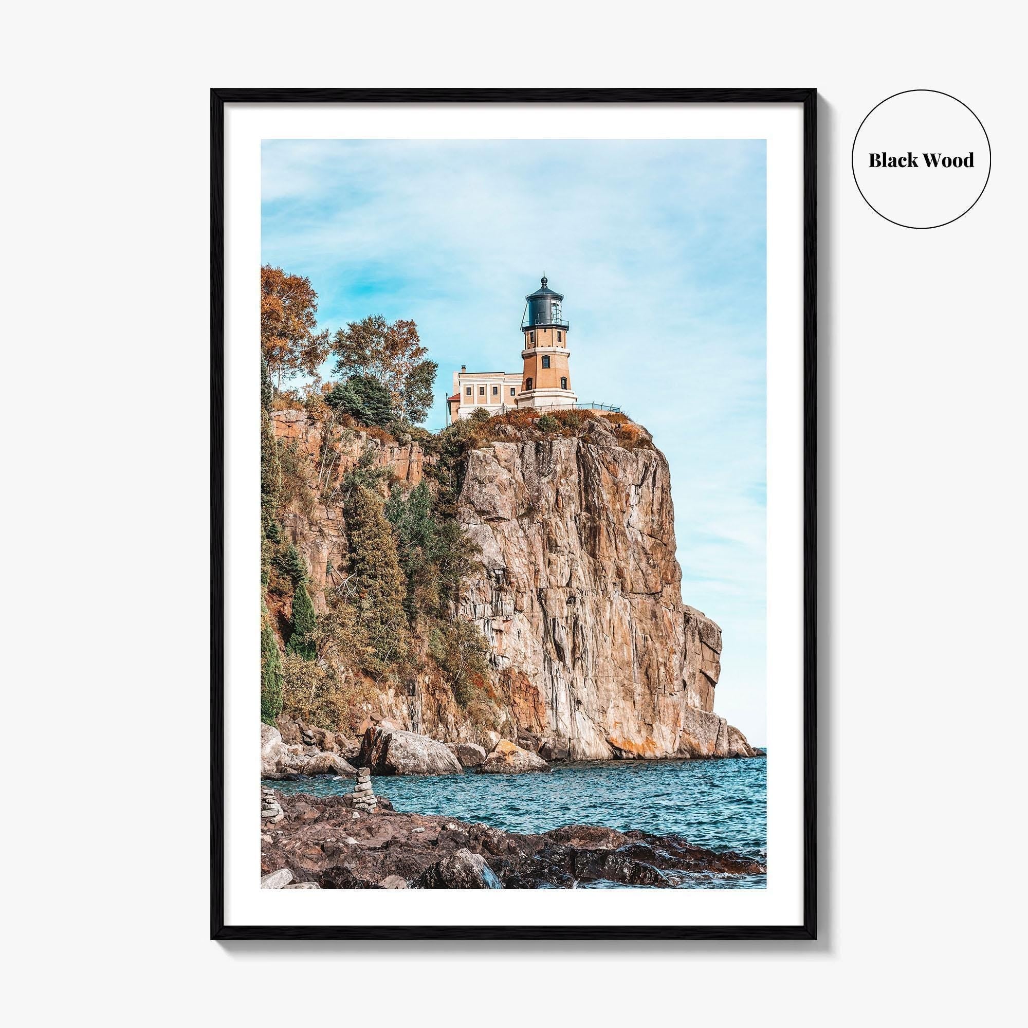 Split Rock Lighthouse Fine Art Photo Print, Lake Superior, North Shore Minnesota Poster