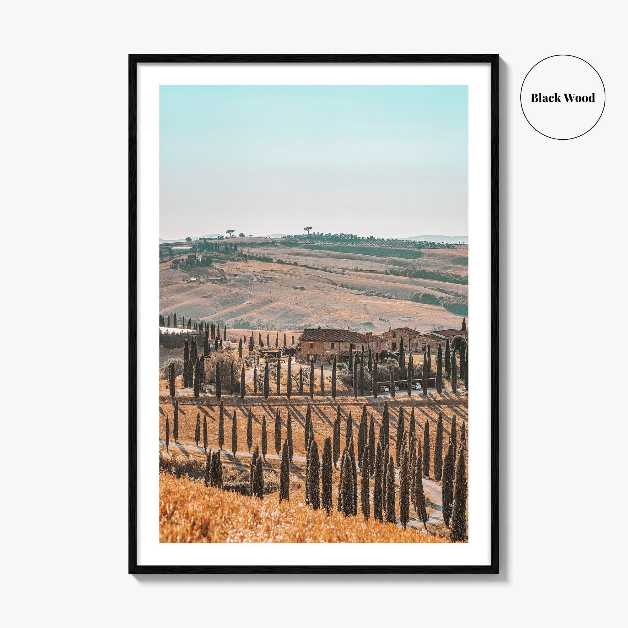 Tuscany Fine Art Photo Print, Agriturismo Baccoleno, Val d'Orcia, Siena, Italy, Wall Decor Poster
