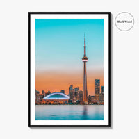 Toronto Skyline Fine Art Photo Print, Lake Ontario, Canada, Wall Decor Poster